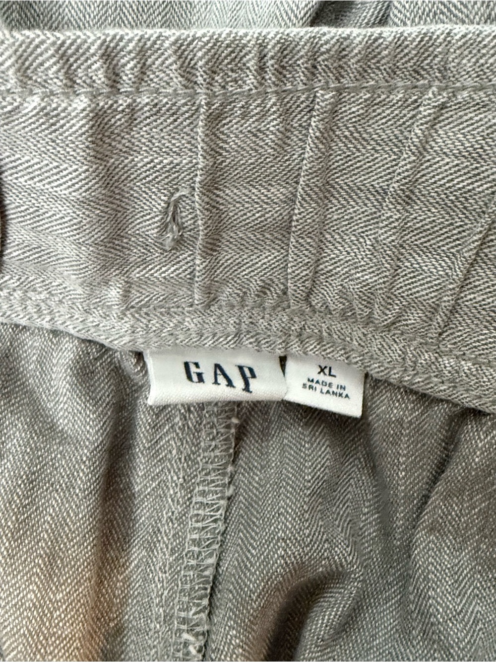 NWT GAP Cotton Heathered Gray Joggers Size XL - Picture 3 of 4